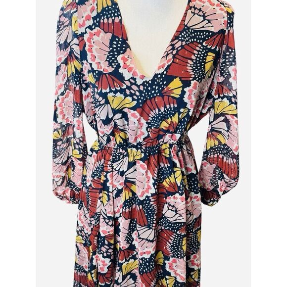 BODEN Multi Metallic Detail Maxi Dress SOLD OUT AZ 6P Boho NWOT! Vacay - Picture 4 of 11